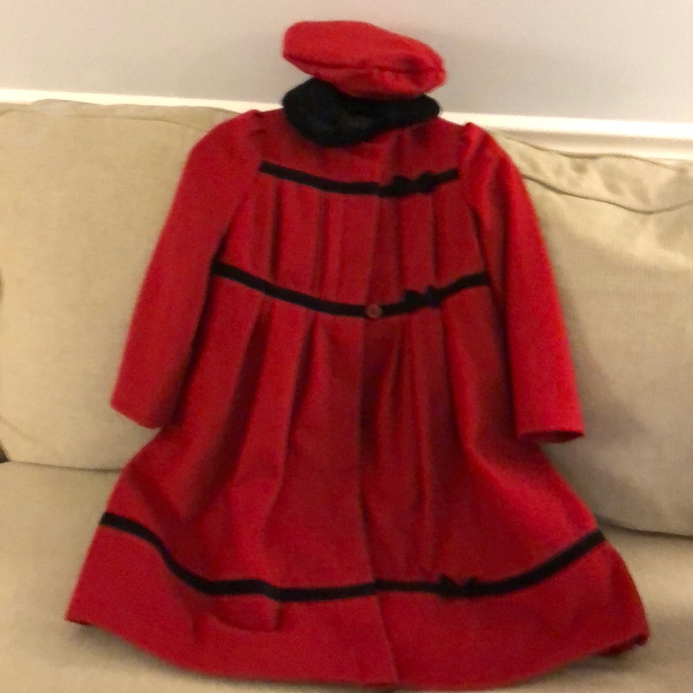 Girls coat and hat